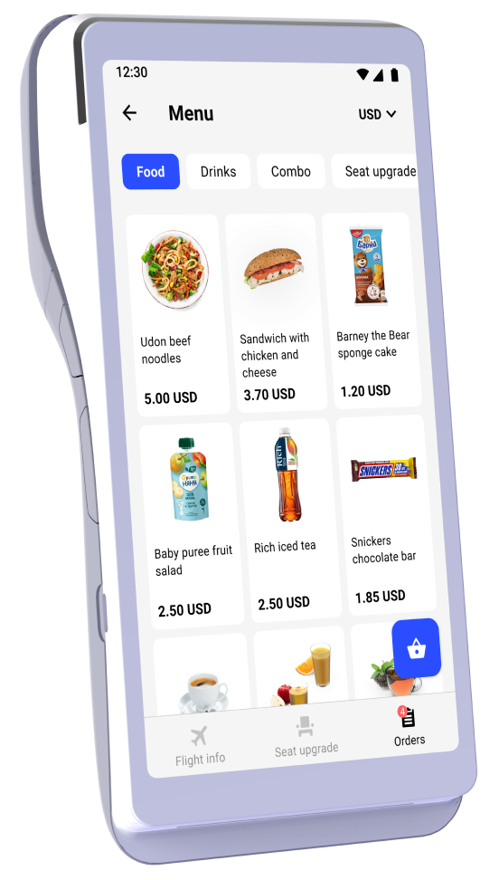 LiFE POS app on a smartphone