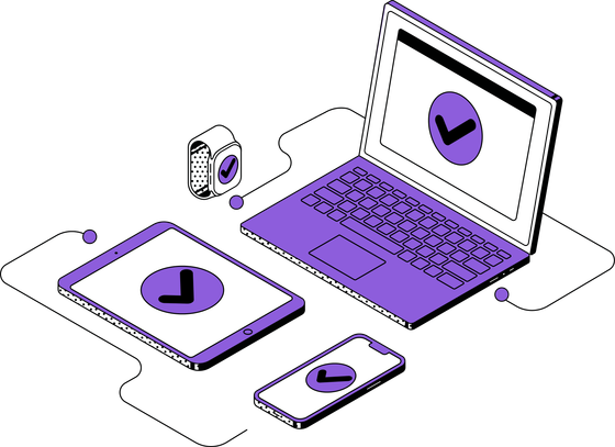 SkyConsole back-office dashboard on laptop and devices